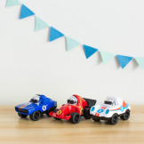 CZERWONE AUTKO WYŚCIGOWE pojazd z napędem