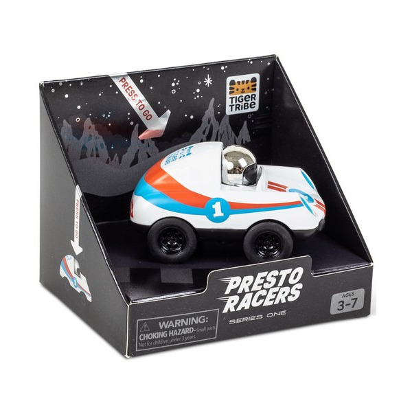 BIAŁE AUTKO WYŚCIGOWE pojazd z napędem