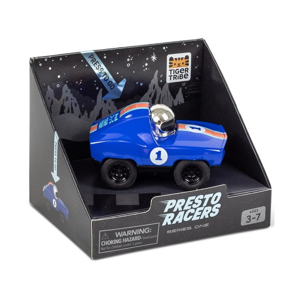 NIEBIESKIE AUTKO WYŚCIGOWE pojazd z napędem