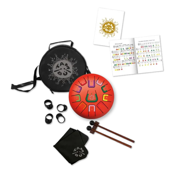 SCARLET SUNSET metalowy bębenek językowy TAMBU