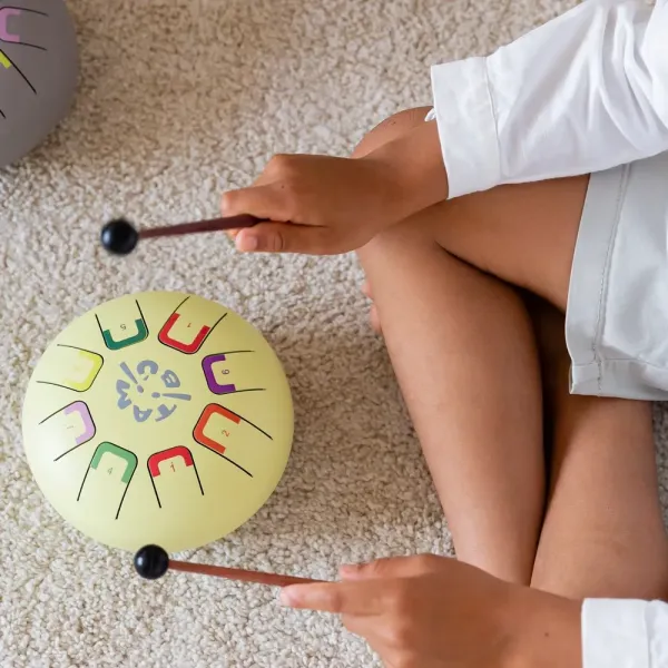 BABY MELLOW YELLOW metalowy bębenek językowy TAMBU