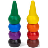 RETRO TĘCZA kredki modułowe stożkowe