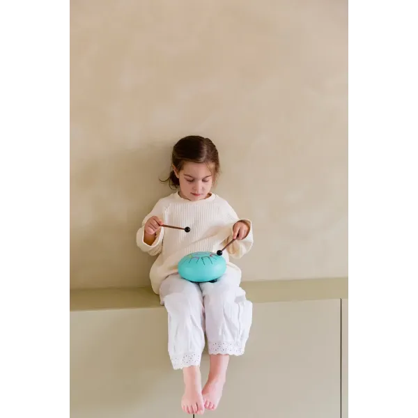 BABY TEAL PEAL metalowy bębenek językowy TAMBU