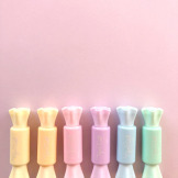 CUKIERKOWE FLAMASTRY pastelowe zestaw 6 szt.