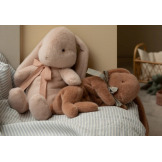 PLUSZOWY ŚPIĄCY KRÓLICZEK miękki brązowy