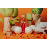 T-REX dwufazowa butelka sensoryczna do zabawy MOVE pomarańczowa dinozaur