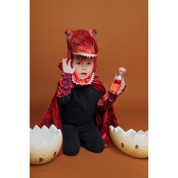 T-REX dwufazowa butelka sensoryczna do zabawy MOVE pomarańczowa dinozaur