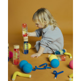 SPIRALA dwufazowa butelka sensoryczna do zabawy MOVE różowa