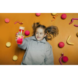 SPIRALA dwufazowa butelka sensoryczna do zabawy MOVE różowa