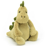 DINOZAUR OLIWKOWY zielona przytulanka 31 cm