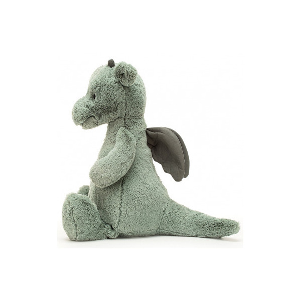 SMOK MIĘTOWO-SZARY zielona przytulanka 31 cm