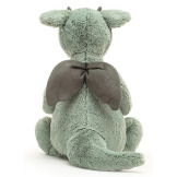 SMOK MIĘTOWO-SZARY zielona przytulanka 31 cm