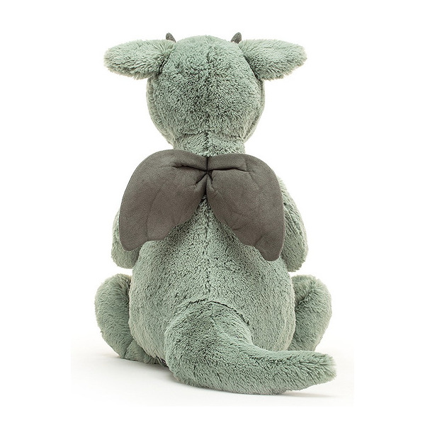 SMOK MIĘTOWO-SZARY zielona przytulanka 31 cm