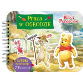 KUBUŚ PUCHATEK. PRACA W OGRODZIE książeczka aktywizująca RZEPKI-PRZYCZEPKI Disney Monika Kiersnowska