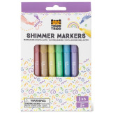 BŁYSZCZĄCE MARKERY zestaw 6 szt.