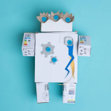 Zestaw narzędzi do konstruowania z kartonu DIY Makedo - EXPLORE 50 el.