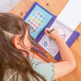 NAUKA BLENDOWANIA I CIENIOWANIA zestaw do rysunku kredki metaliczne