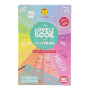 UROCZA KSIĘGA KALIGRAFII zestaw kreatywny z szablonami Tiger Tribe 7+