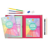 UROCZA KSIĘGA KALIGRAFII zestaw kreatywny z szablonami Tiger Tribe 7+