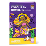 SYRENKI kolorowanie po numerach zestaw kreatywny z pisakami Tiger Tribe 4+