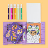 SYRENKI kolorowanie po numerach zestaw kreatywny z pisakami Tiger Tribe 4+