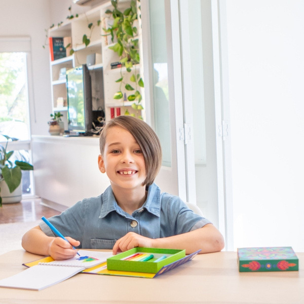 W TROPIKACH kolorowanie po numerach zestaw kreatywny z pisakami Tiger Tribe 7+