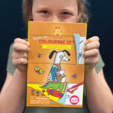 ZWIERZAKI zestaw kolorowanek z pisakami MIX and MATCH zestaw kreatywny Tiger Tribe 4+