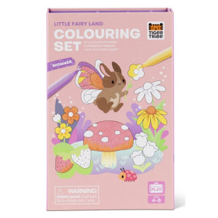 KRAINA WRÓŻEK zestaw błyszczących kolorowanek z pisakami zestaw kreatywny