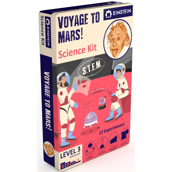 PODRÓŻ NA MARSA zestaw do robienia eksperymentów Einstein The Purple Cow 8+