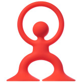 NOOGI silikonowa zabawka kreatywna gryzak Red Moluk 0+