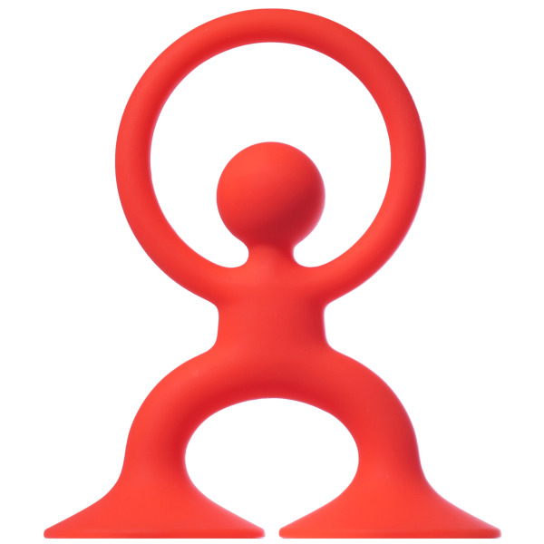 NOOGI silikonowa zabawka kreatywna gryzak Red Moluk 0+