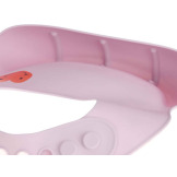 HEART różowy silikonowy śliniak z kieszonką Happy Rascals lavender