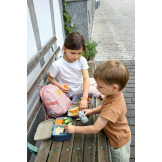 SUNSHINE mini plecak dla przedszkolaka z paskiem na klatkę piersiową Tiny Outdoor peach