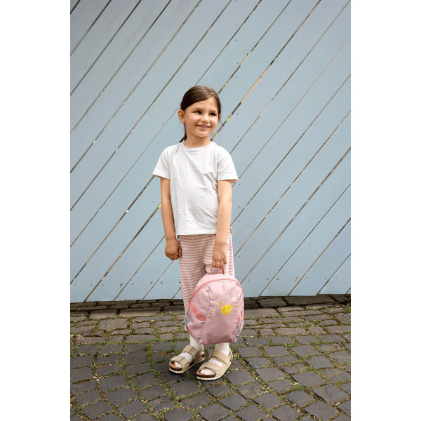 SUNSHINE mini plecak dla przedszkolaka z paskiem na klatkę piersiową Tiny Outdoor peach