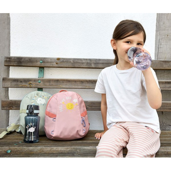 CLOUD butelka tritanowa bidon ze sportowym ustnikiem 420ml Tiny Outdoor dark blue