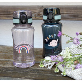 RAINBOW butelka tritanowa bidon ze sportowym ustnikiem 420ml Tiny Outdoor pastel lilac