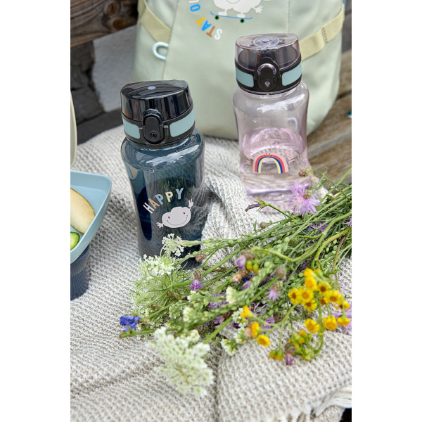 RAINBOW butelka tritanowa bidon ze sportowym ustnikiem 420ml Tiny Outdoor pastel lilac