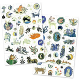 LAS NOCĄ świecące w ciemności zmywalne tatuaże dla dzieci