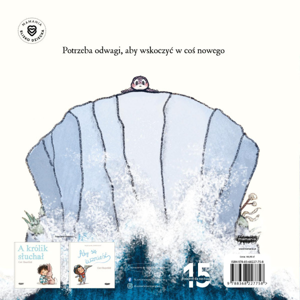 WIELKI SKOK NELI książka w twardej oprawie Cori Doerrfeld