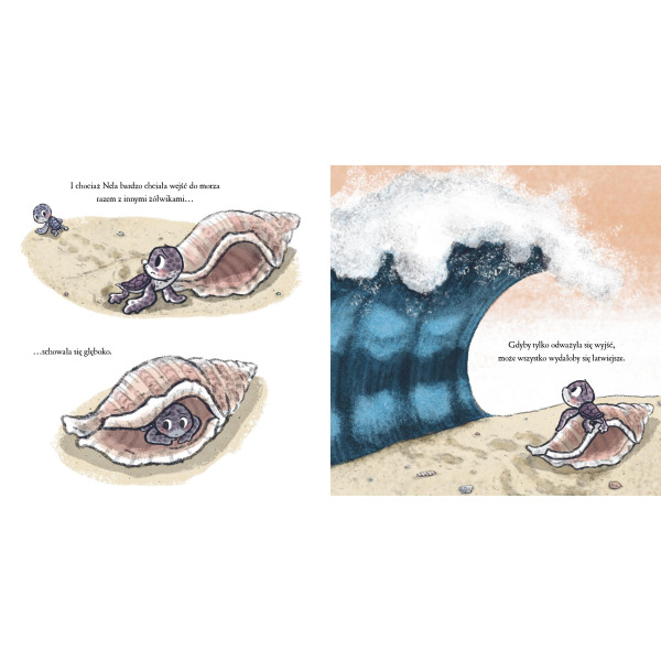WIELKI SKOK NELI książka w twardej oprawie Cori Doerrfeld