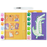 DZIKIE ZWIERZĘTA kolorowanka akwarelowa w przenośnej teczce