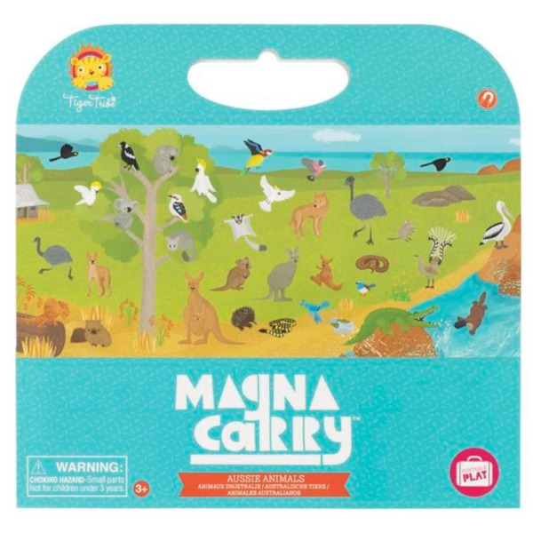 AUSTRALIJSKIE ZWIERZĘTA przenośna układanka magnetyczna