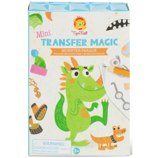 WESOŁE POTWORKI zestaw kreatywny z folią transferową Transfer Magic mini Tiger Tribe 3+