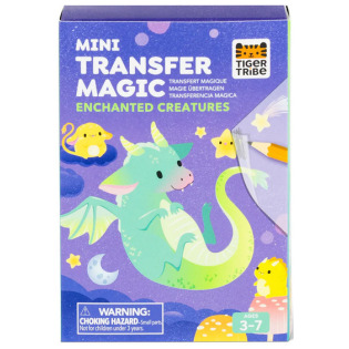 ZACZAROWANE STWORZENIA zestaw kreatywny z folią transferową Transfer Magic mini Tiger Tribe 3+