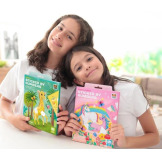 ZWIERZĄTKA W DŻUNGLI wyklejanie po numerach zestaw kreatywny z naklejkami Tiger Tribe 4+