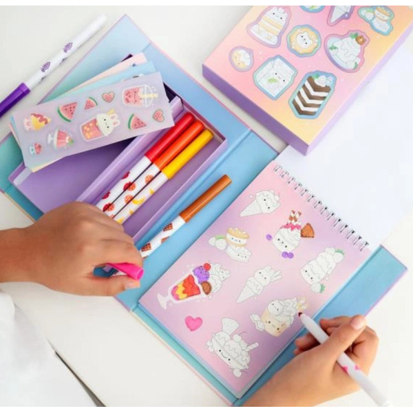 PACHNĄCE NAKLEJKI zestaw kreatywny