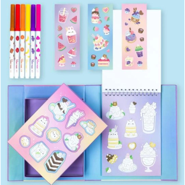 PACHNĄCE NAKLEJKI zestaw kreatywny