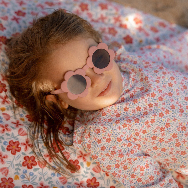 OKULARY przeciwsłoneczne dla dzieci Flower Pink