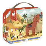 ANTYK I MITOLOGIA tekturowe puzzle panoramiczne w walizce 100 el.