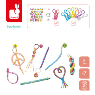 OZDOBY Z ŻYŁEK SCOUBIDOUS zestaw kreatywny